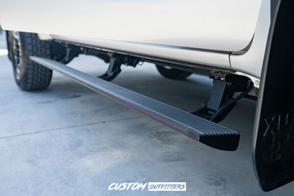 Toyota Hilux GR Sport 2022-2025 Black Venom Electric Side Steps with LED Lights - Image 6